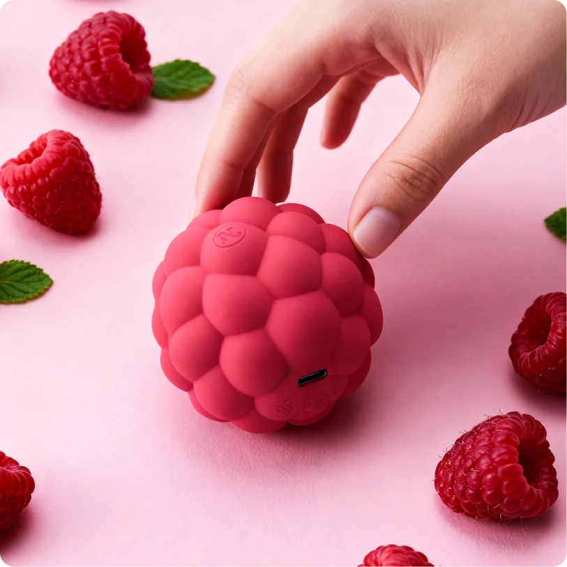 Berri Clitoral Vibrator (Raspberry) — modes